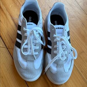 Adidas White and Black Sneakers